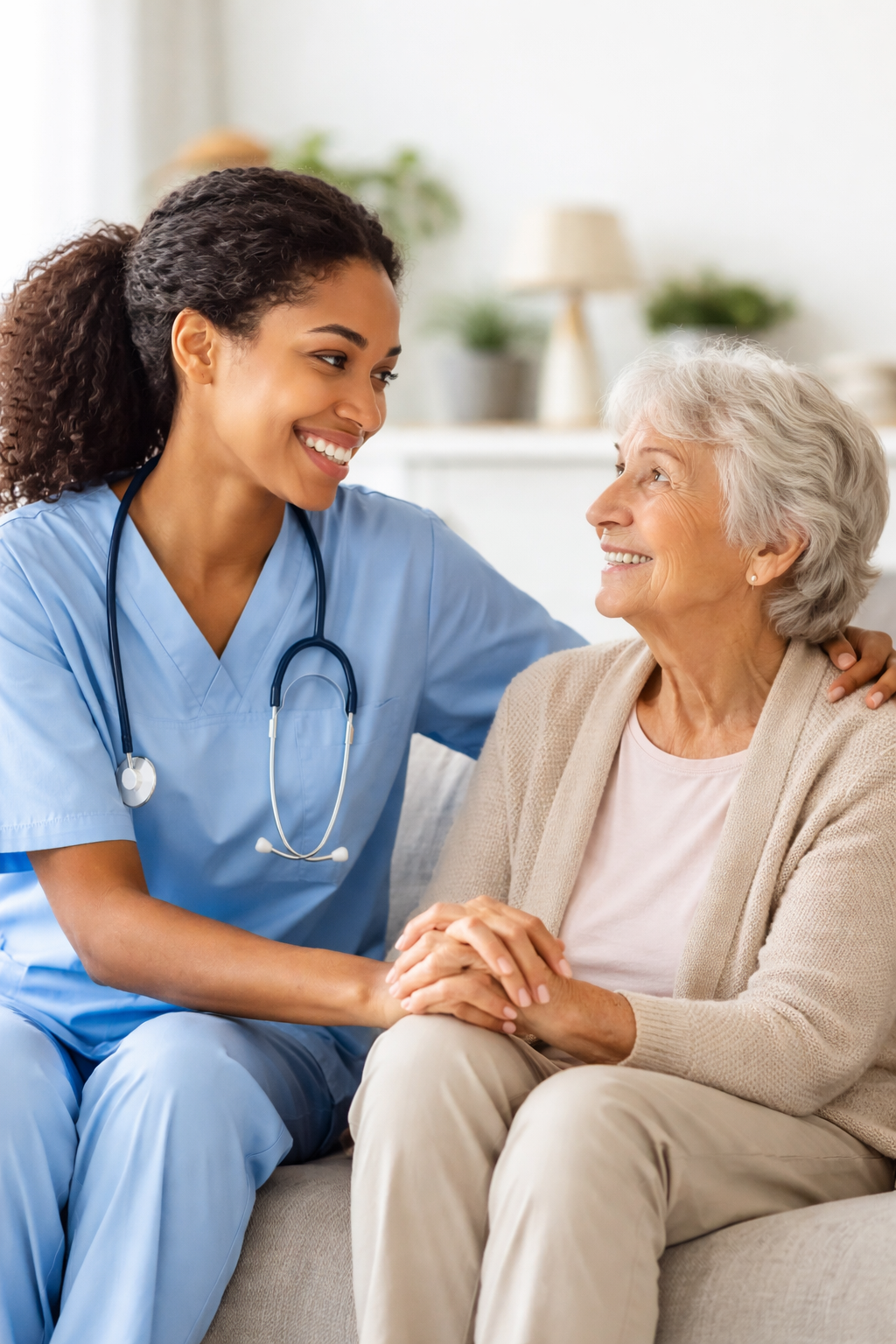 caregiver and client